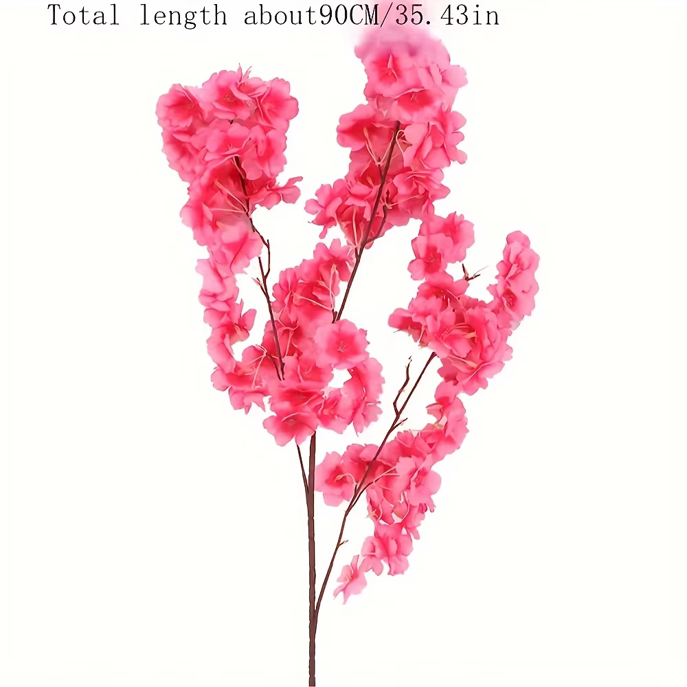 Fleur de cerisier artificielle rose blanc