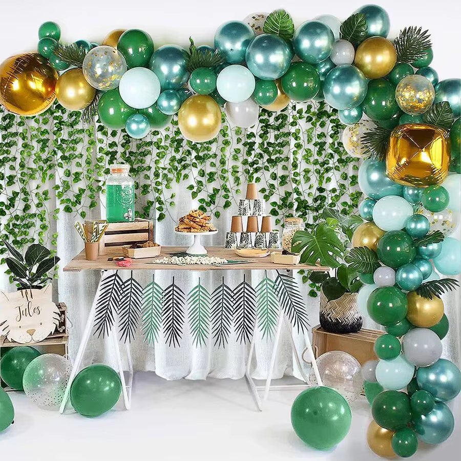 Guirlande de feuilles de lierre vert artificielles 11/4.4M