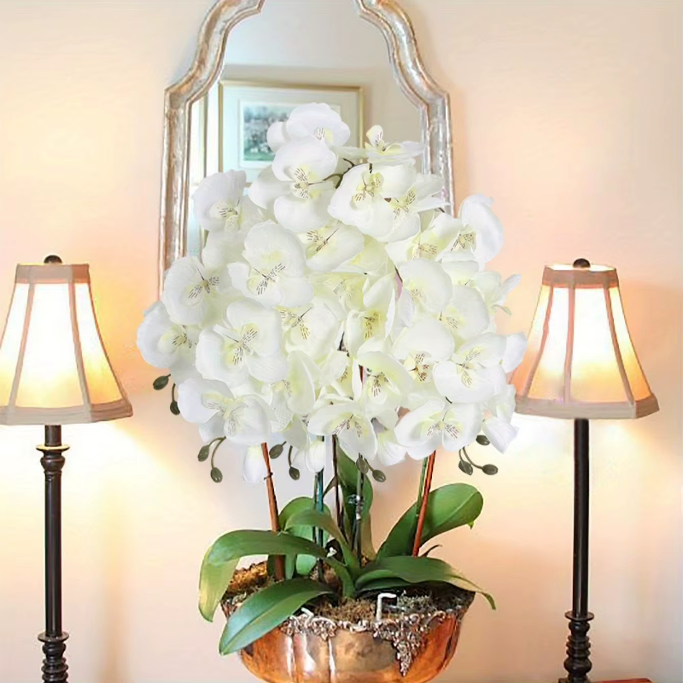 Orchidées artificielles Phalaenopsis pour centres de table de mariage DIY