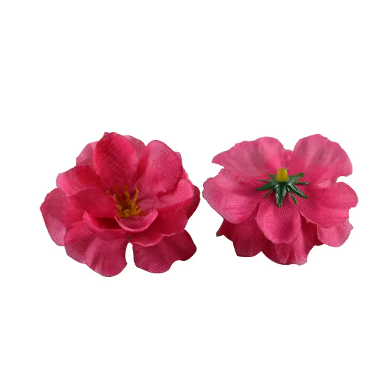 Têtes de fleurs artificielles en soie