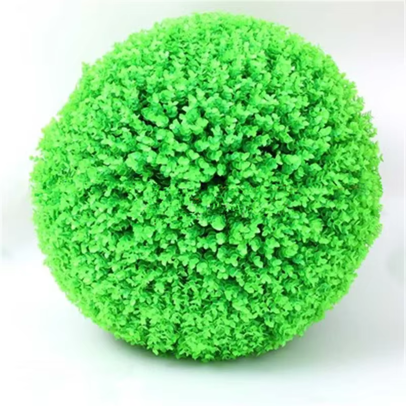 Grande boule de fleurs et de plantes brodées sur mesure