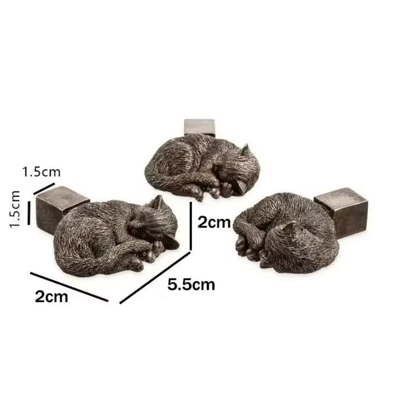 3 pièces Pot de fleur pieds support forme animale chat chien Pots de plantes Risers Pad extérieur jardin résine Pot pied plante bonsaï supports