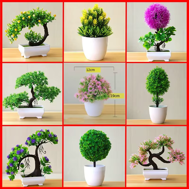 Petit arbre artificiel en pot