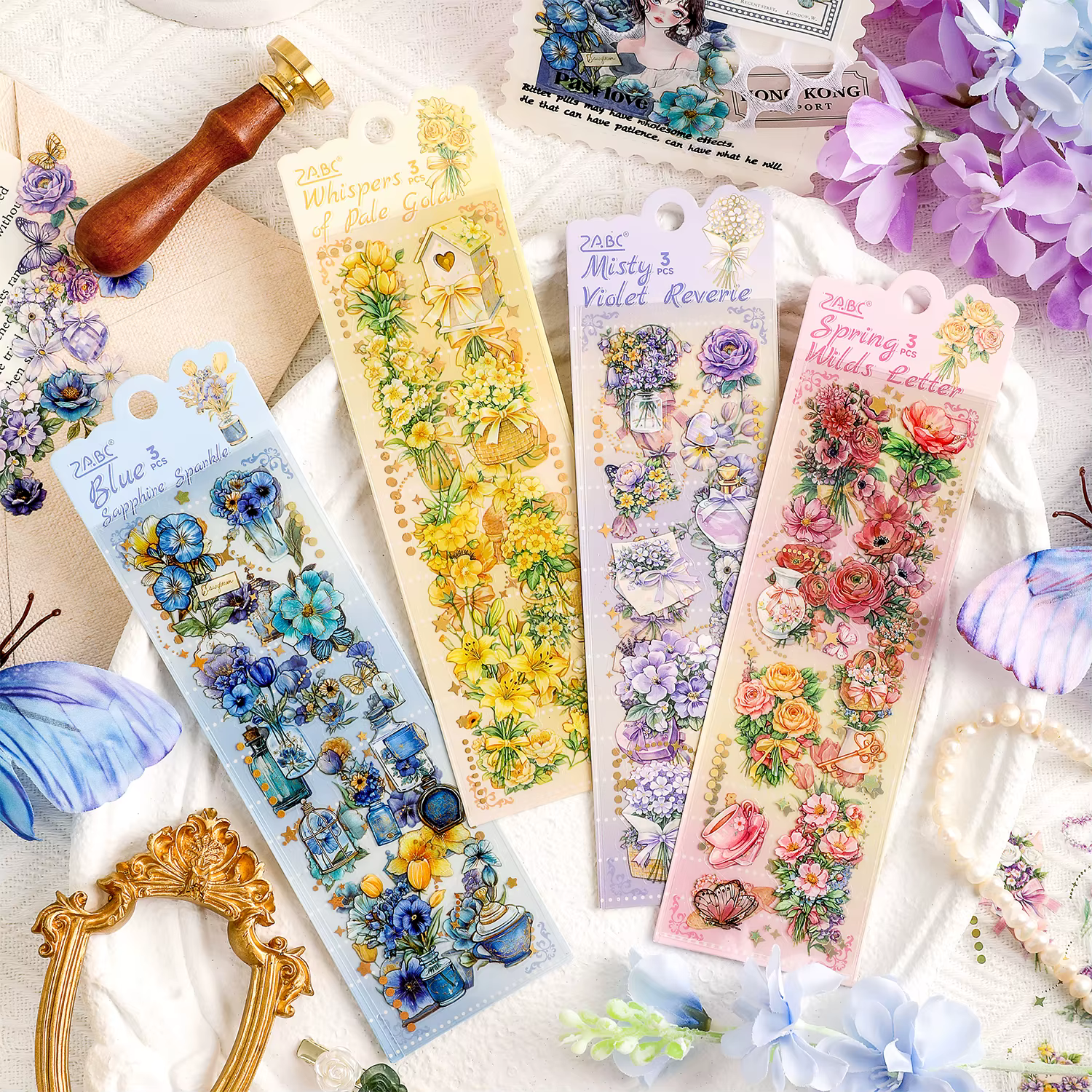 Série de stickers 4style Starry Field Flower Box