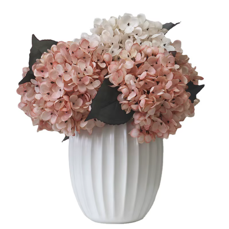Fleurs artificielles d'hortensia d'automne 13