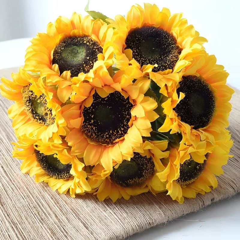 5/10 PIÈCES Tournesol Artificiel 45CM
