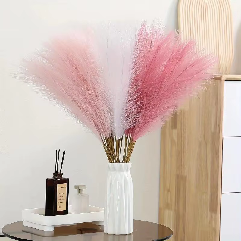 Décor d'herbe de Pampas artificielle