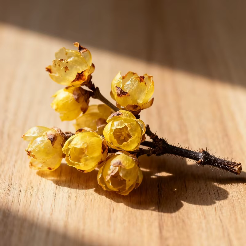 Fleurs séchées d'hiver de qualité