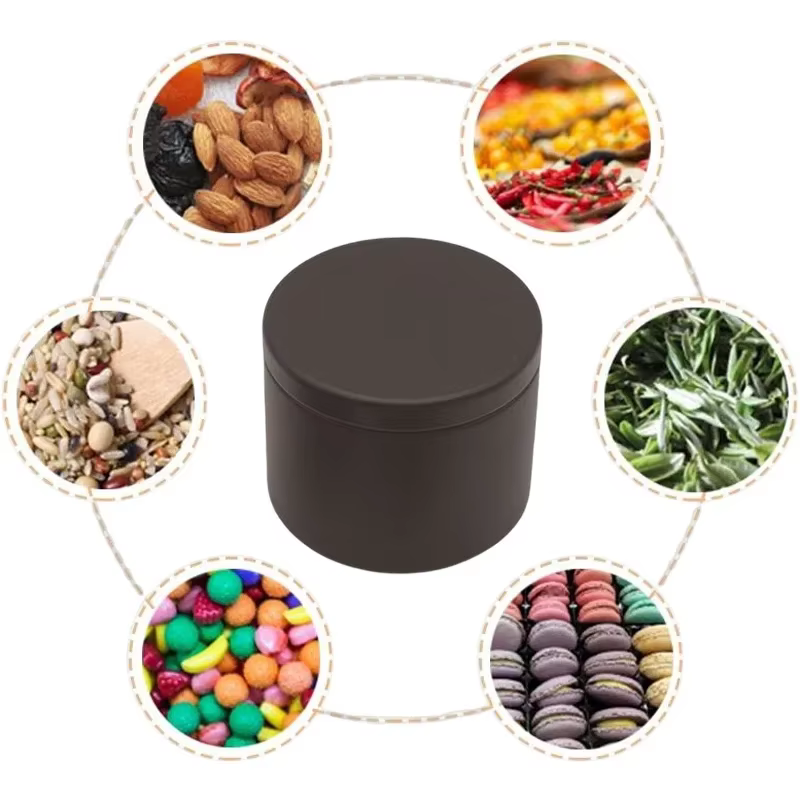Pot à bougie rond avec couvercle, bricolage, aromathérapie, boîtes de thé en fer blanc, crème africaine de voyage, récipient de stockage cosmétique, 12 pièces, 4oz