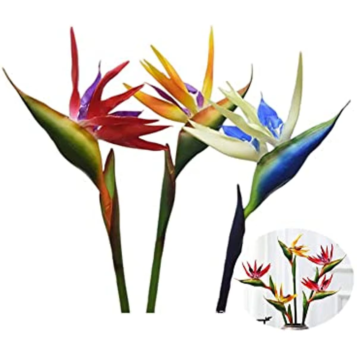 Fleurs d'oiseaux du ciel artificielles