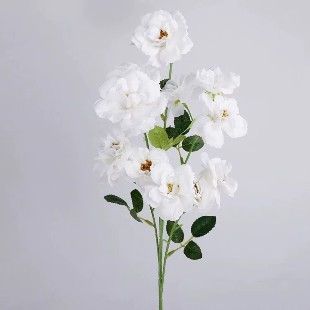 Rose artificielle réaliste au toucher naturel
