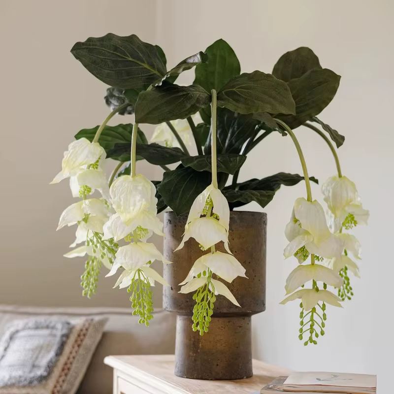 Fleurs artificielles Medinilla Magnifica tropicale 43 pouces
