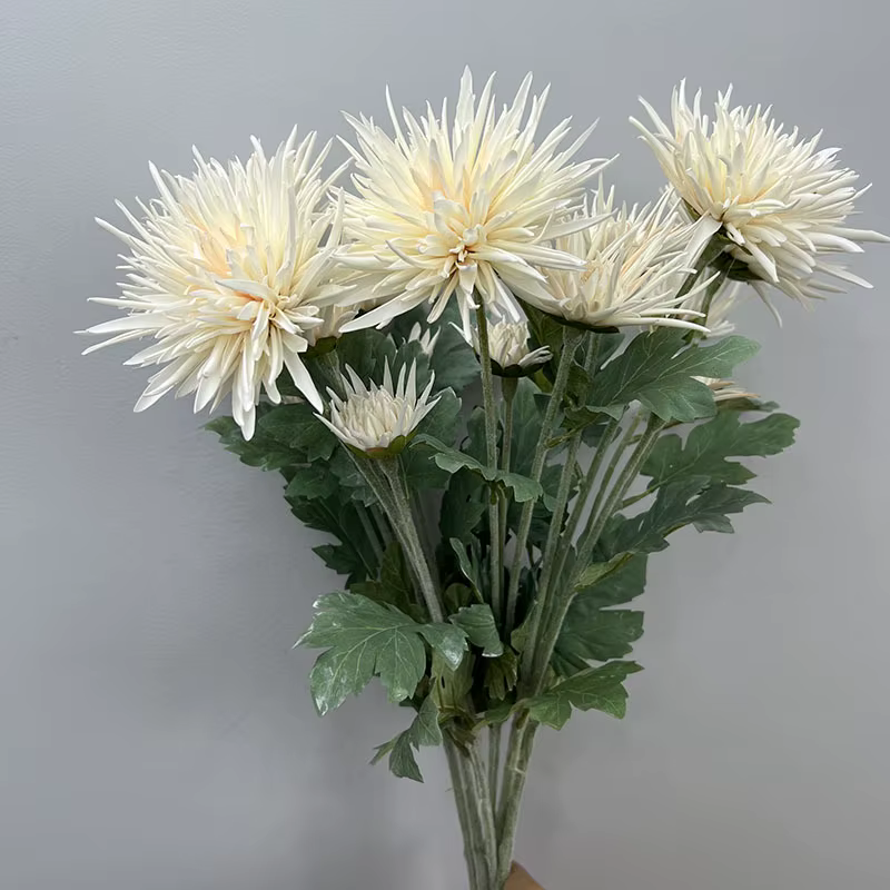 Crabe Griffe Chrysanthème Fleurs Artificielles