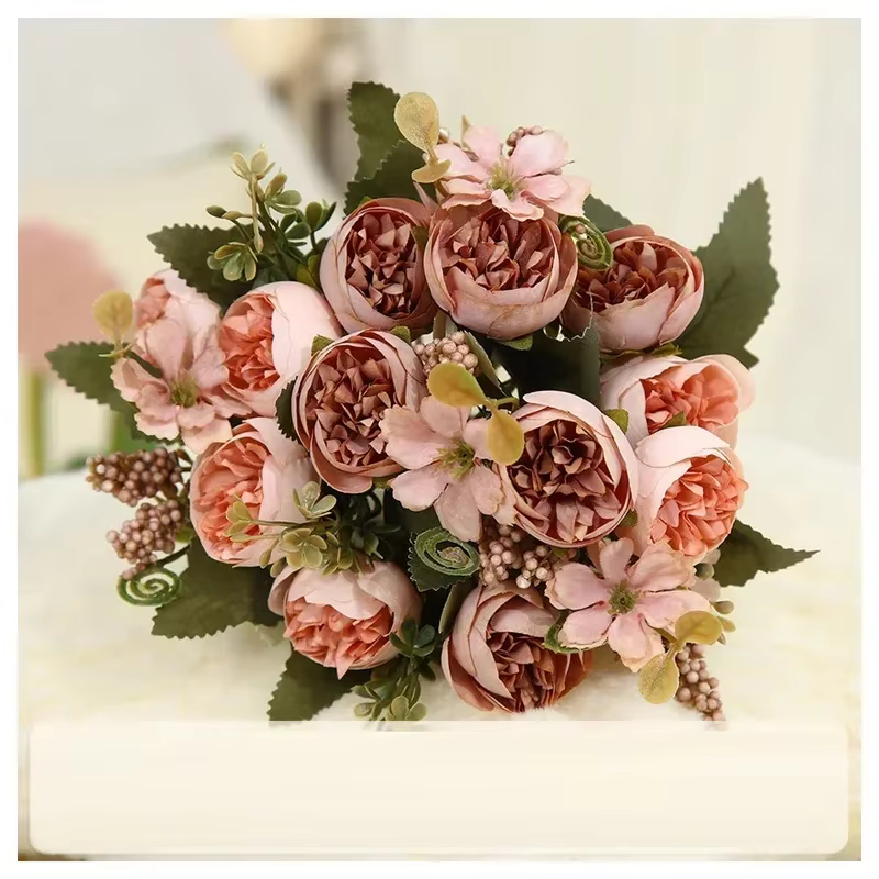Petites Fleurs Artificielles pour Décoration de Chambre à Coucher