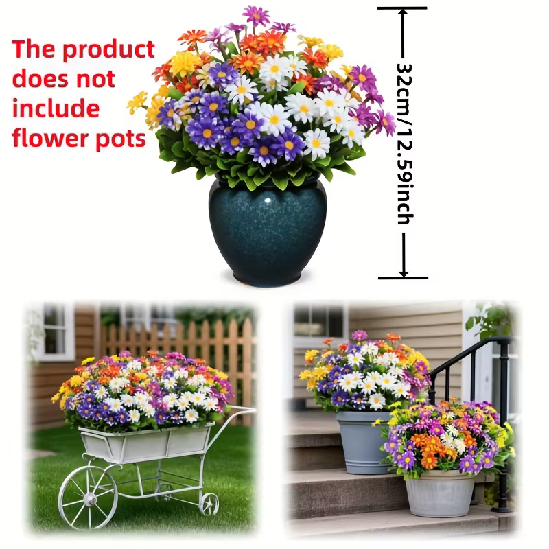 Fleurs artificielles d'extérieur
