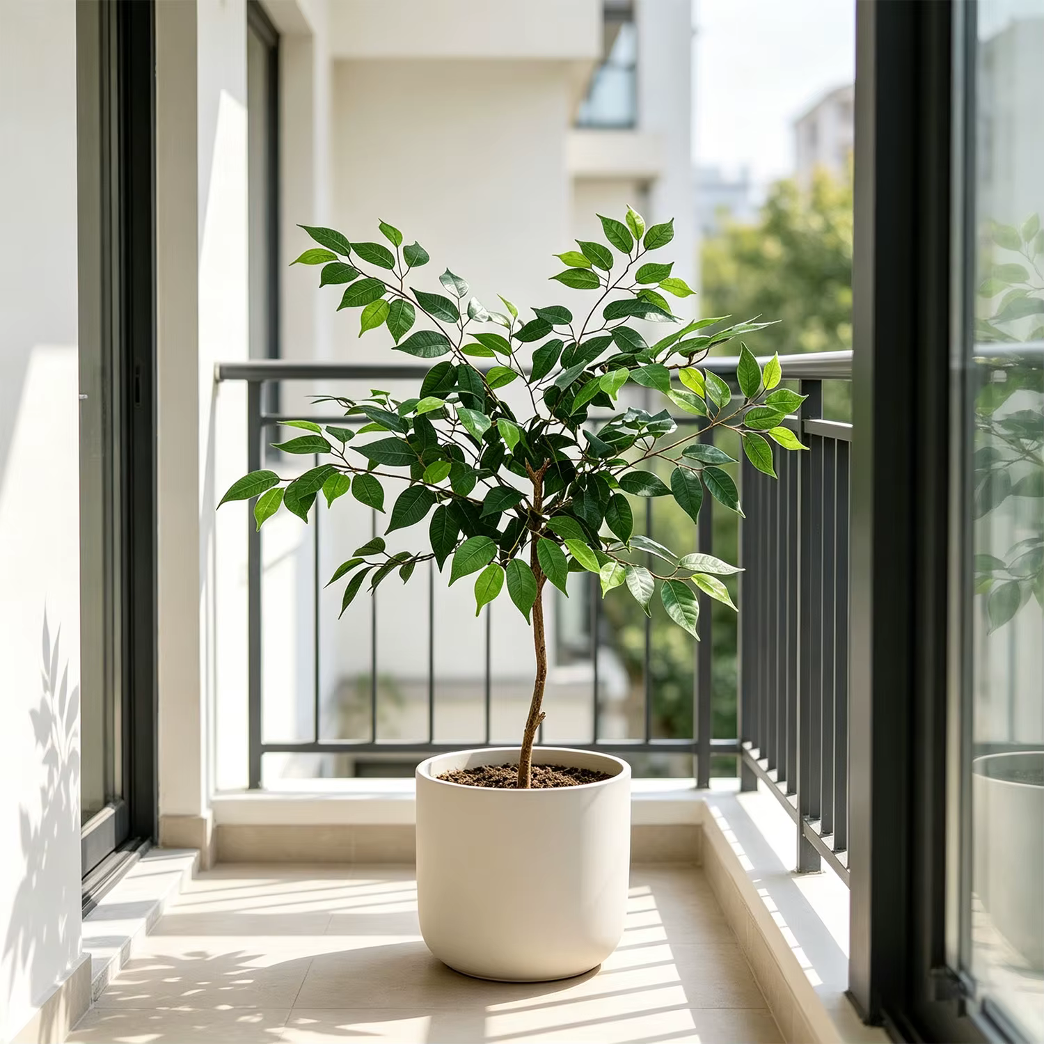 Arbre artificiel Ficus Banyan de 70-190 cm, plante artificielle haute, ornement végétal artificiel pour la maison, le jardin, le magasin, le balcon, le salon, décoration