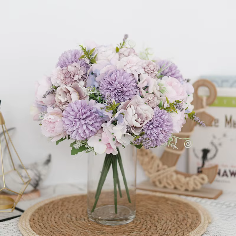 Bouquet hybride de pivoine de fleurs artificielles