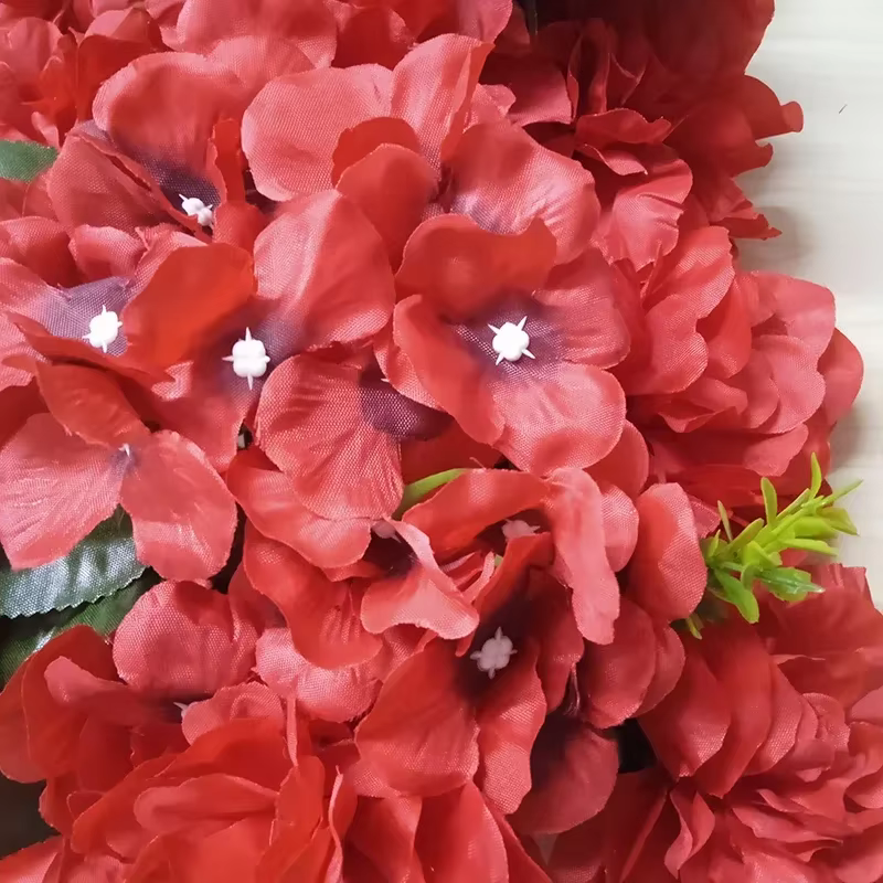 Fleurs artificielles pour décoration de fond de fête