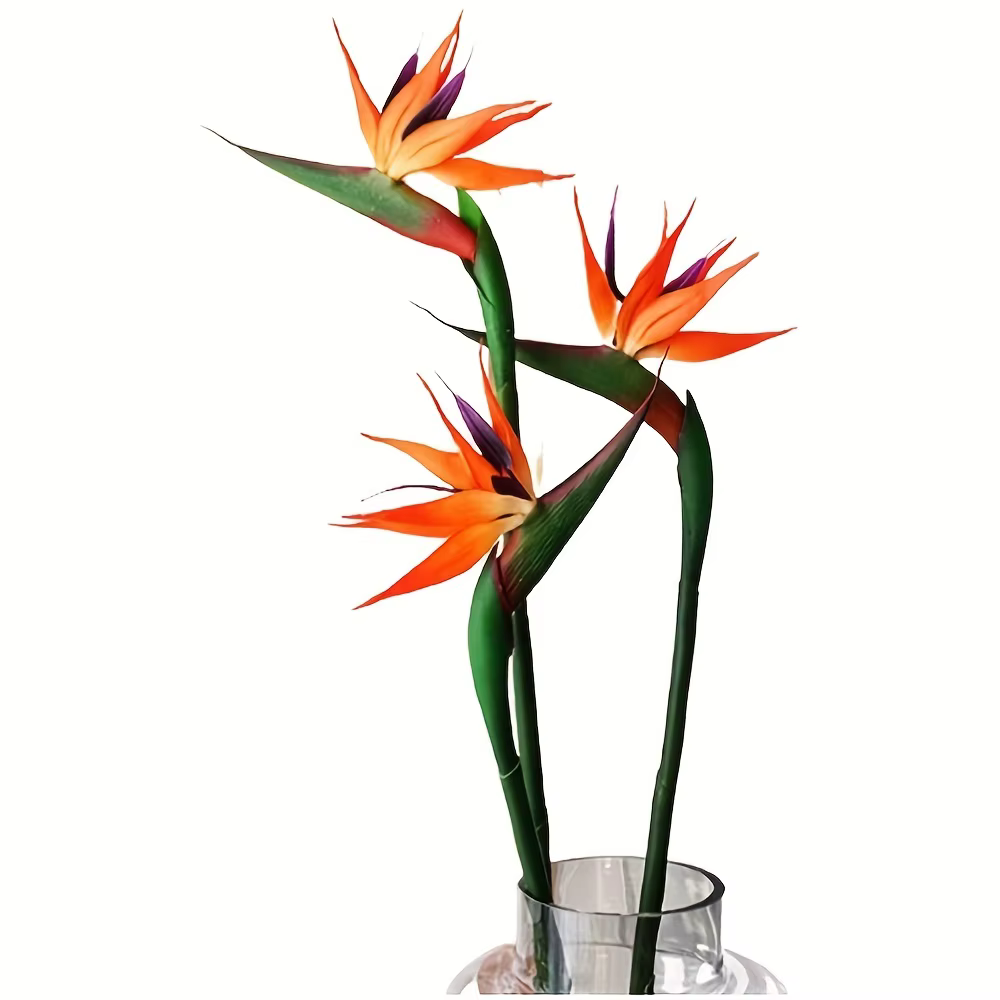 Fleurs artificielles d'oiseau du paradis