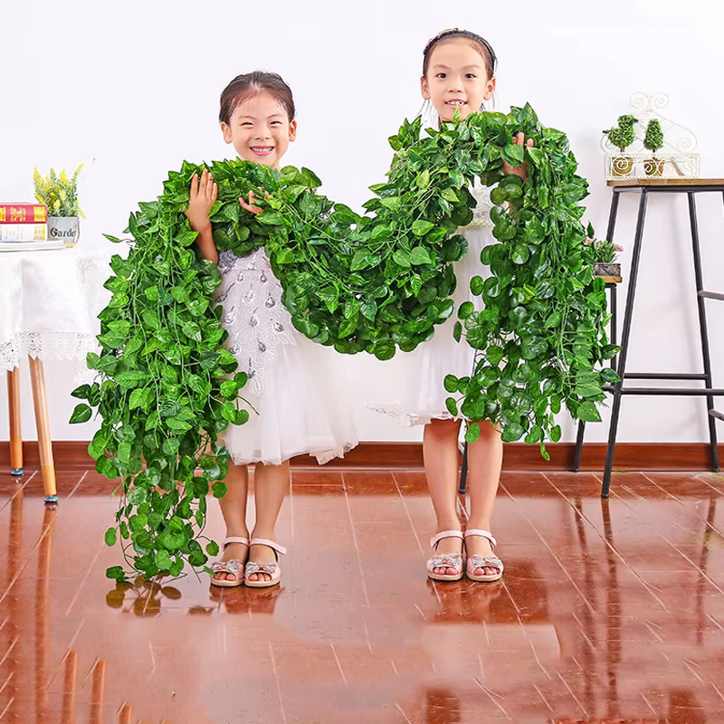210cm plantes artificielles lierre vert fausses feuilles guirlande plante tenture murale vigne maison Gardan décoration