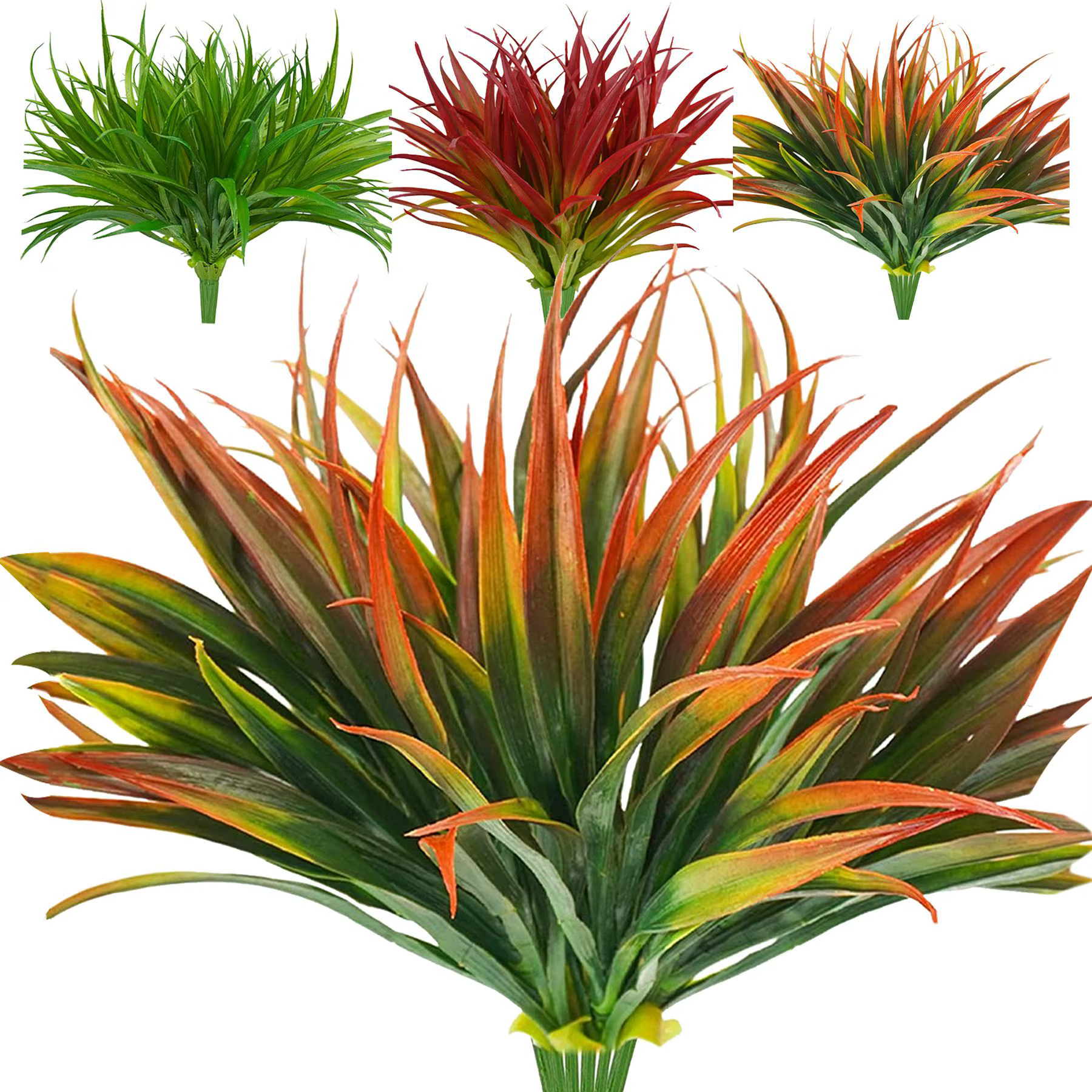 Plante artificielle, support d'herbe de printemps