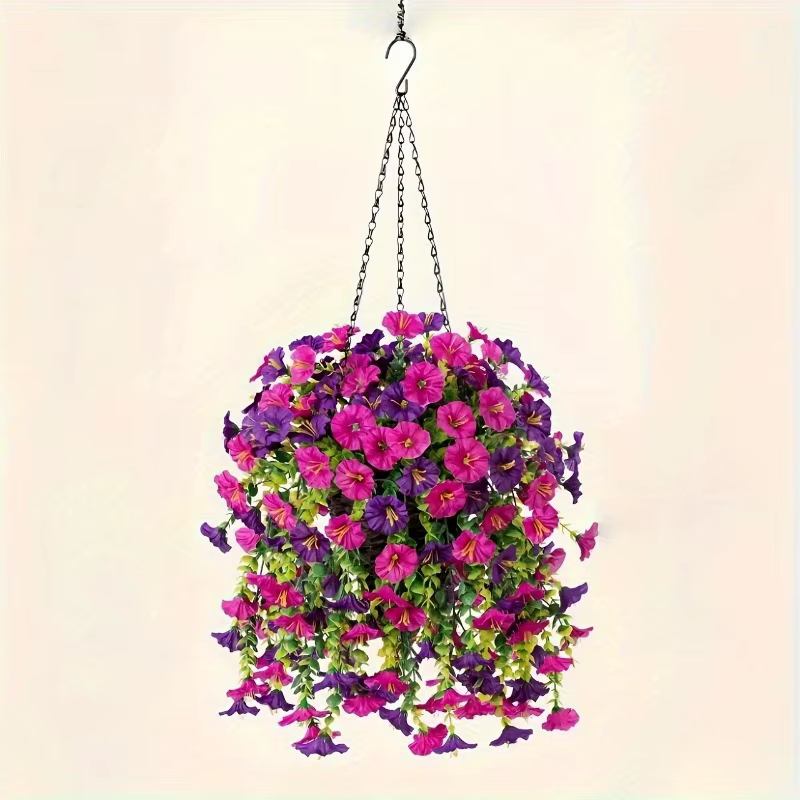 Fleurs artificielles suspendues 75CM