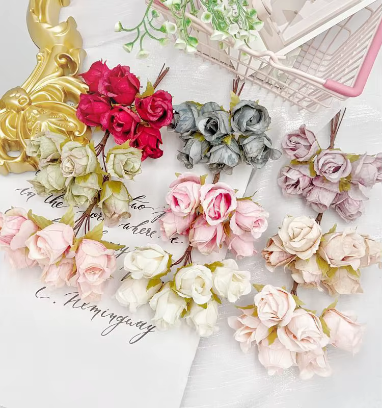 Mini fleurs artificielles