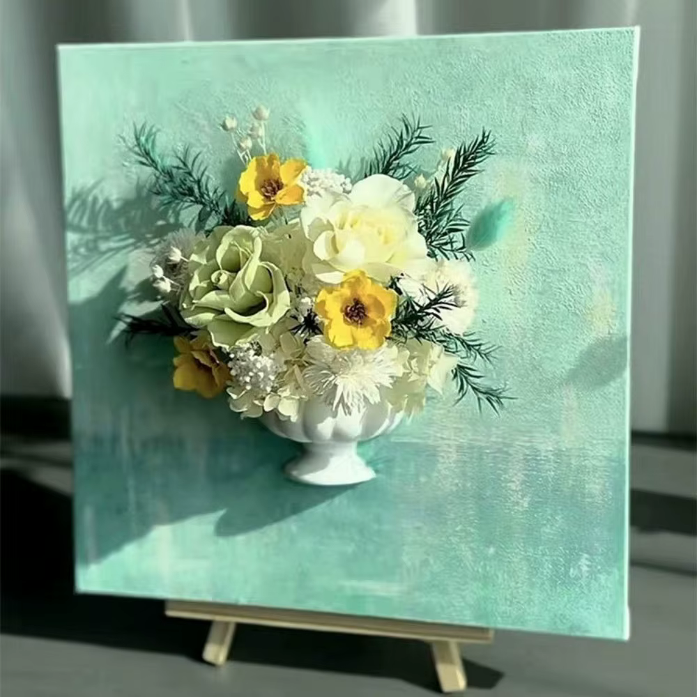 Nouveau vase mural français peint à la main