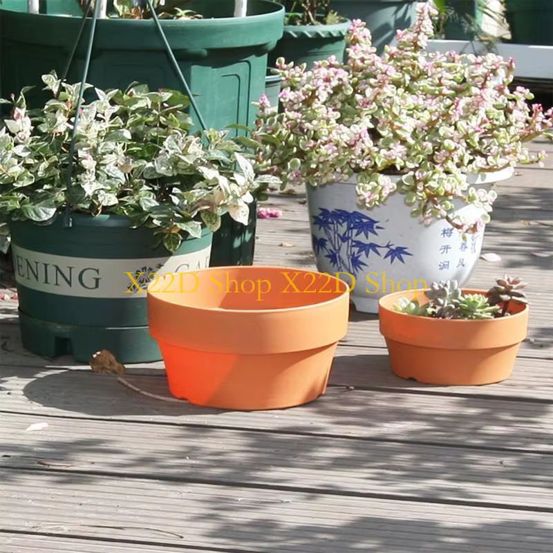 Imitation x22D Pot / plateau en terre cuite pour les plantes Pot