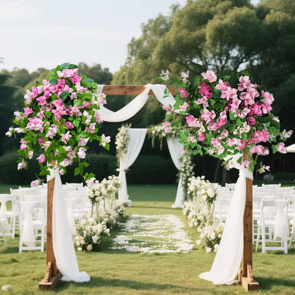 Bougainvillea artificielle florale à longue tige plantes