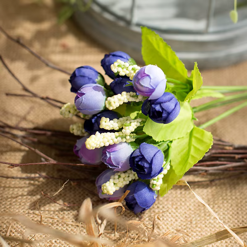 Petit Bouquet de Roses Artificielles