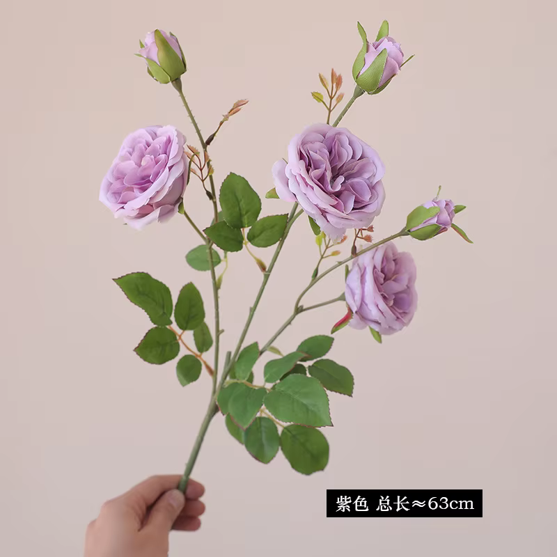 Fausses roses écologiques à longue tige