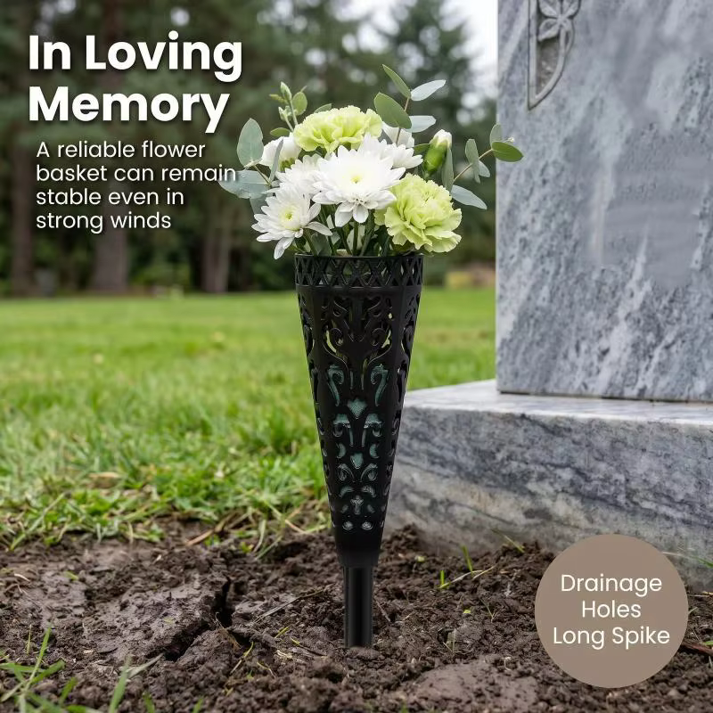 Vases commémoratifs pour cimetière