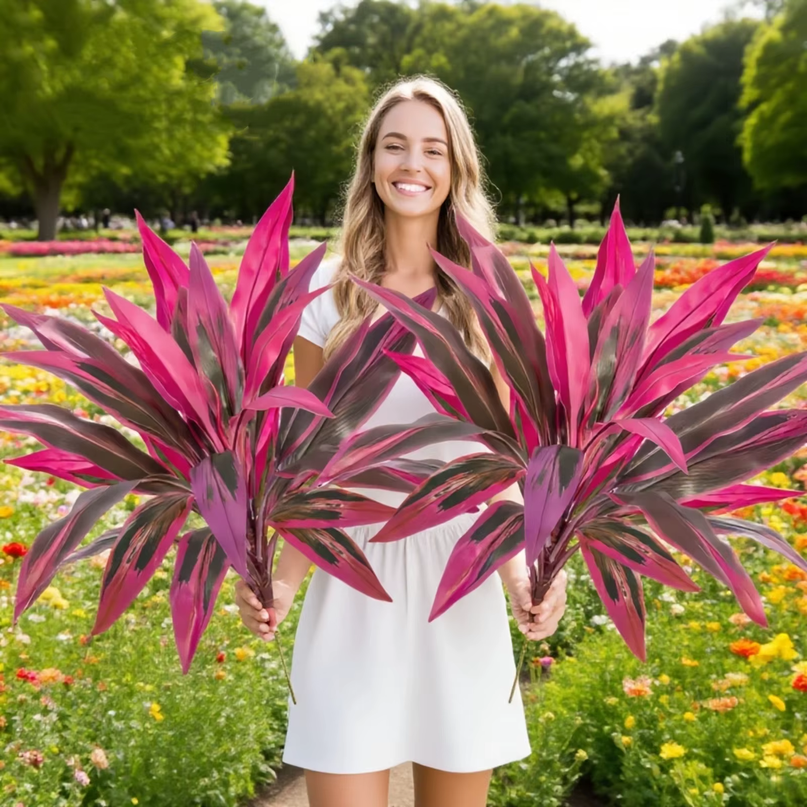 Arbre artificiel en plastique Dracaena