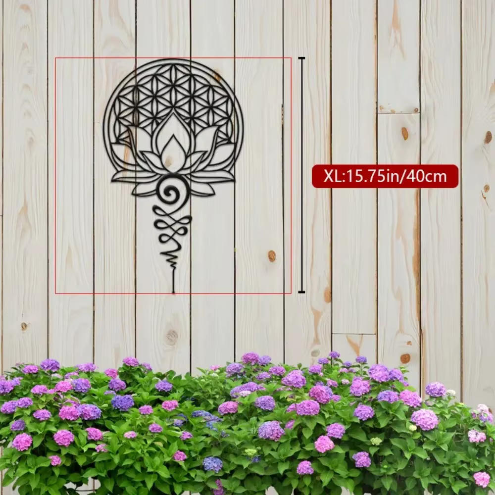 Décoration murale en métal Mandala 15