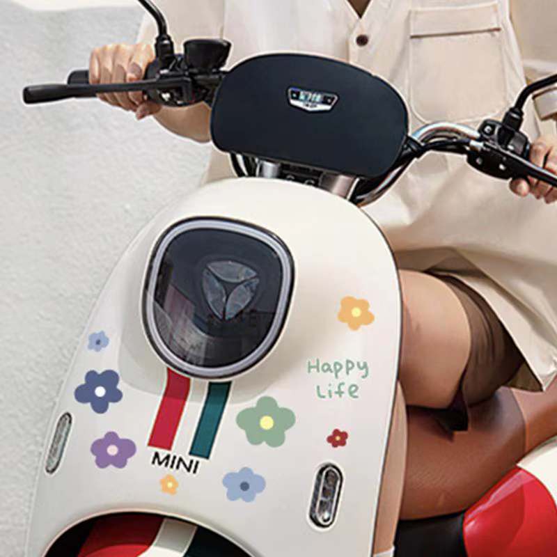 Décalcomanies de fleurs imperméables, autocollant de voiture mignon, décalcomanies de fleurs, autocollants muraux universels, décoration murale esthétique, amusant coloré