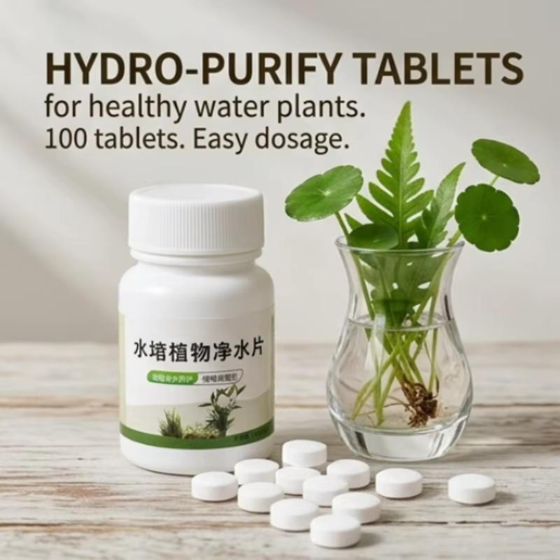 Comprimés de purification d'eau pour plantes hydroponiques