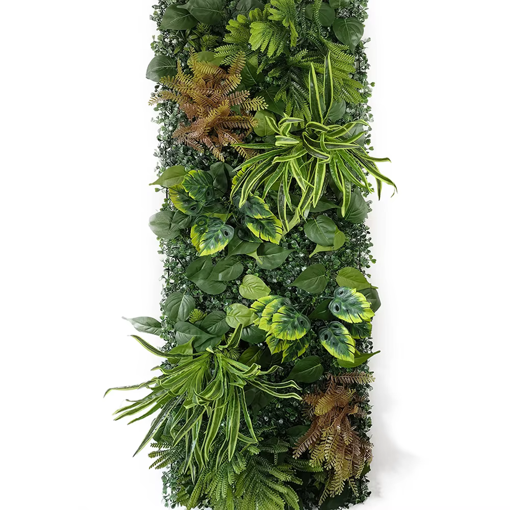 Mur végétal artificiel 40 x 120 cm pour décoration de jardin et maison