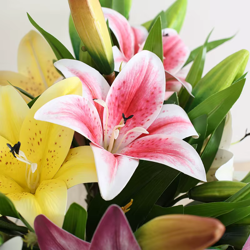 Bouquet de fausses fleurs artificielles de 41cm