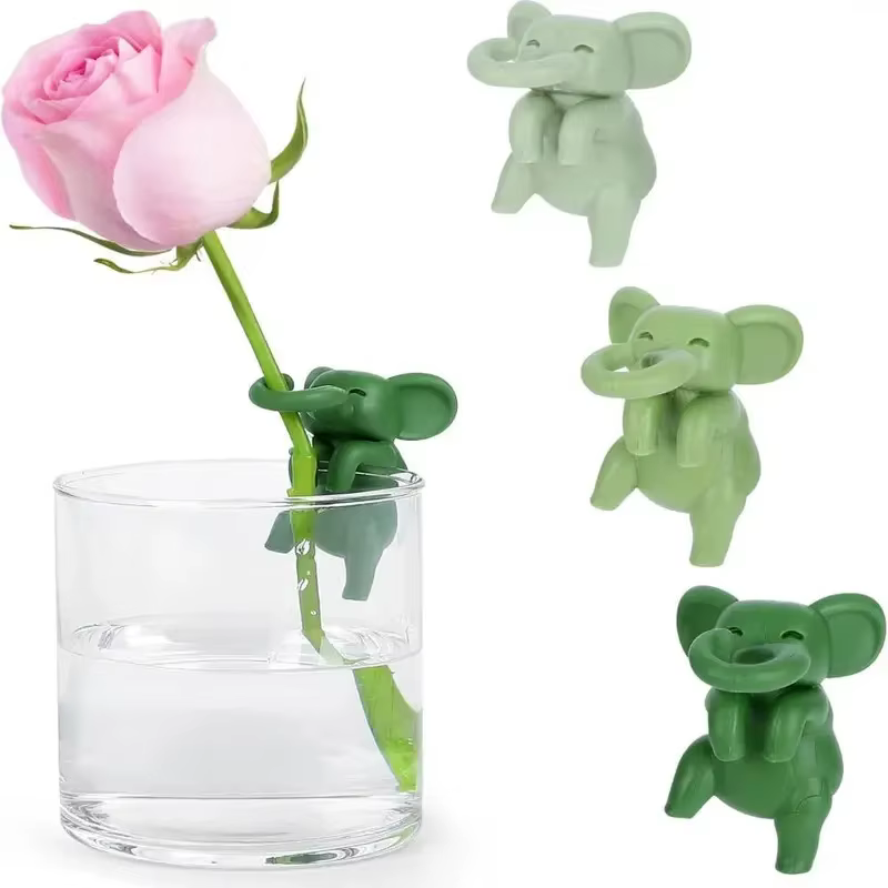 Buddy de propagation des plantes créatives - Support en plastique d'éléphant 3D pour coupures