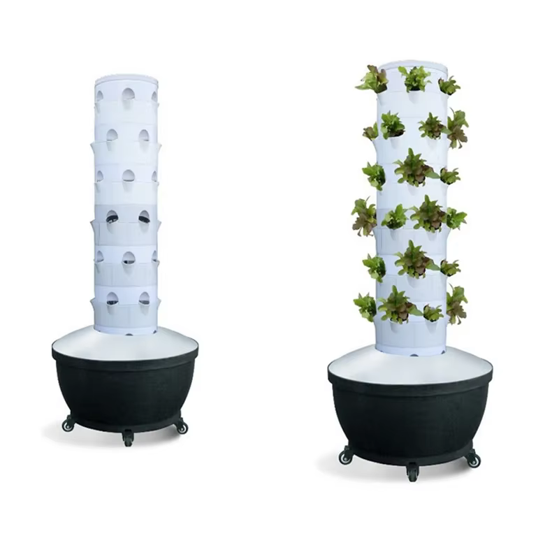 Système hydroponique aéroponique vertical