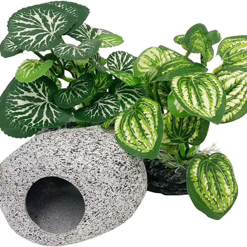 Ornements d'aquarium, plantes de Simulation