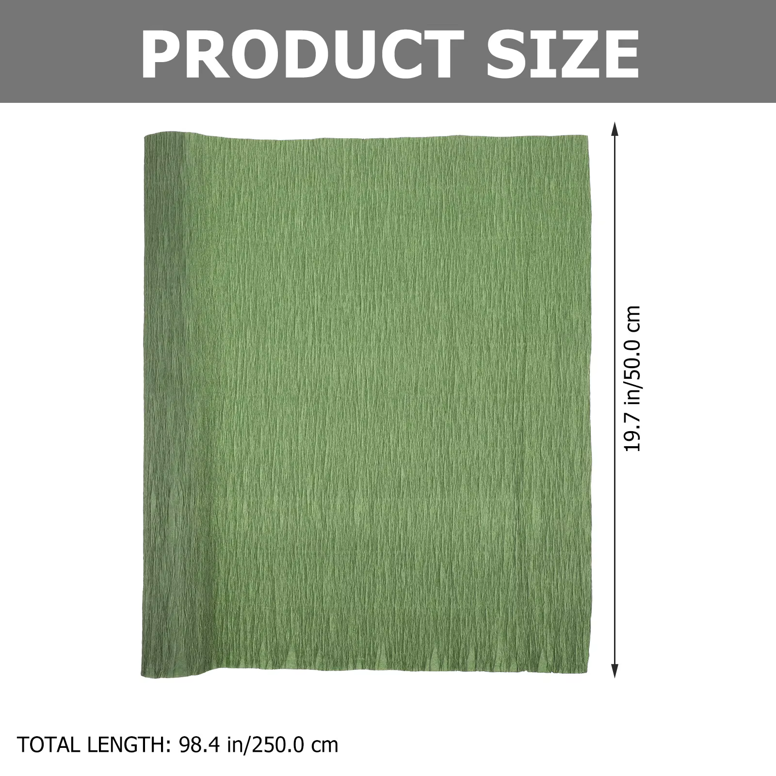 Rouleaux de papier crépon froissé coloré fait main 180g – Matériaux DIY pour fleurs