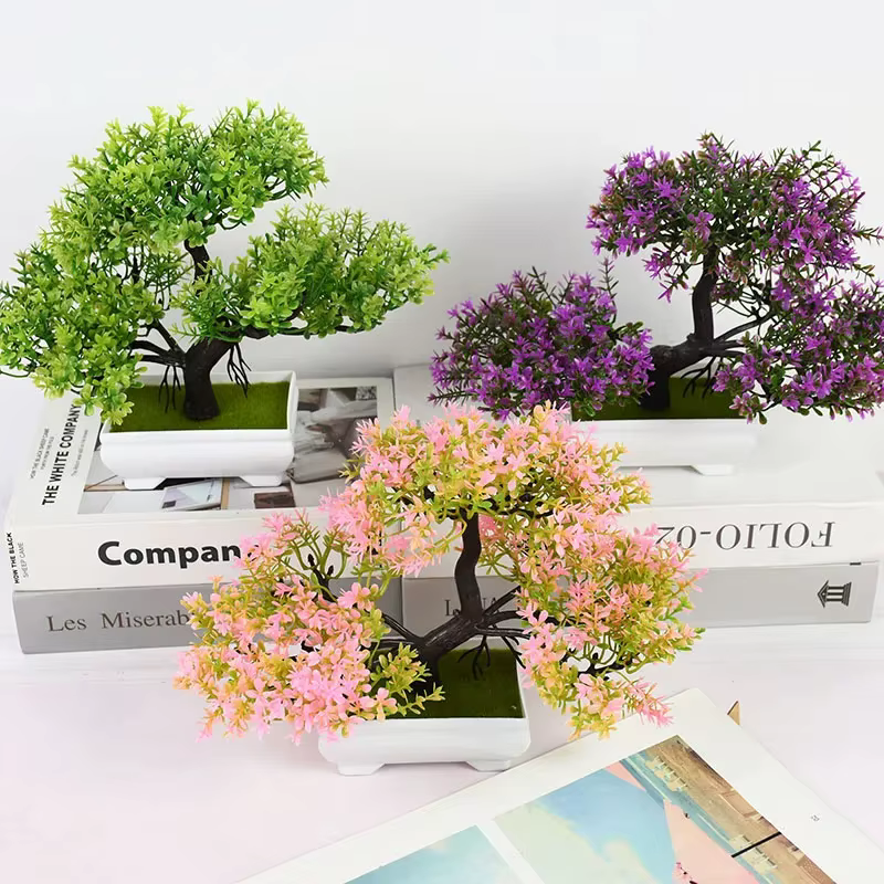 Plantes Artificielles Bonsaï en Pot
