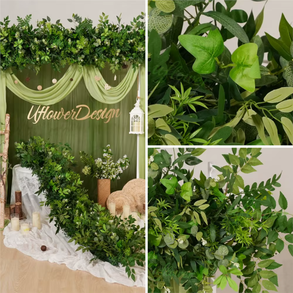Décoration de fond de scène de mariage