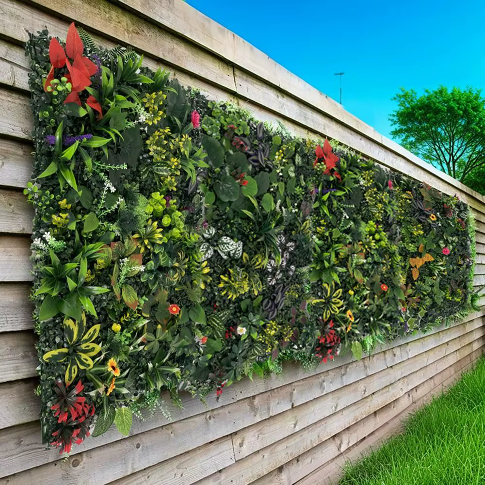 Panneau mural végétal artificiel DIY