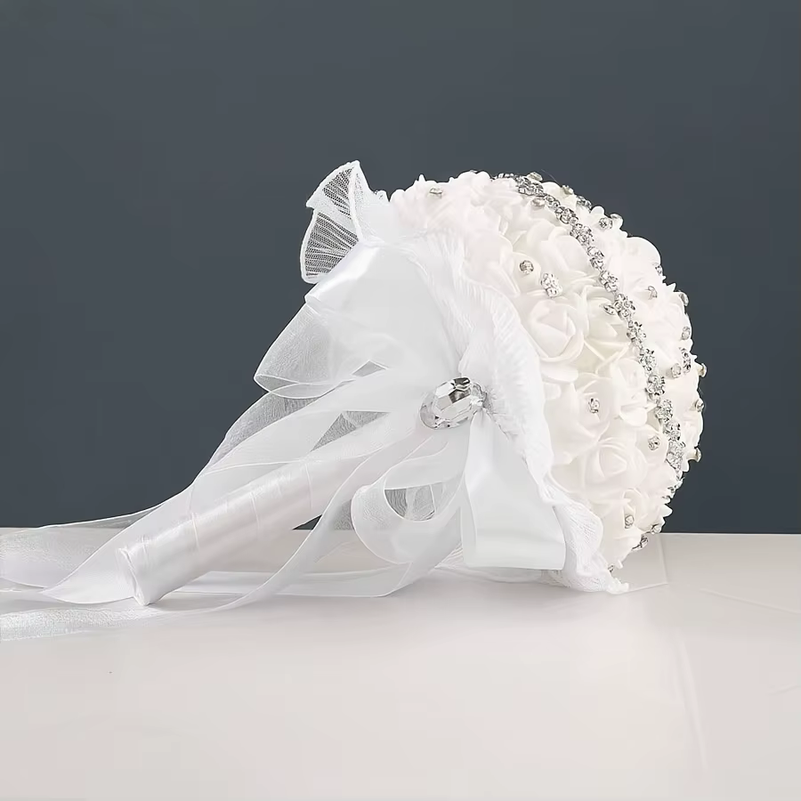 1 pièce d'amour de mariage tourne autour des fleurs