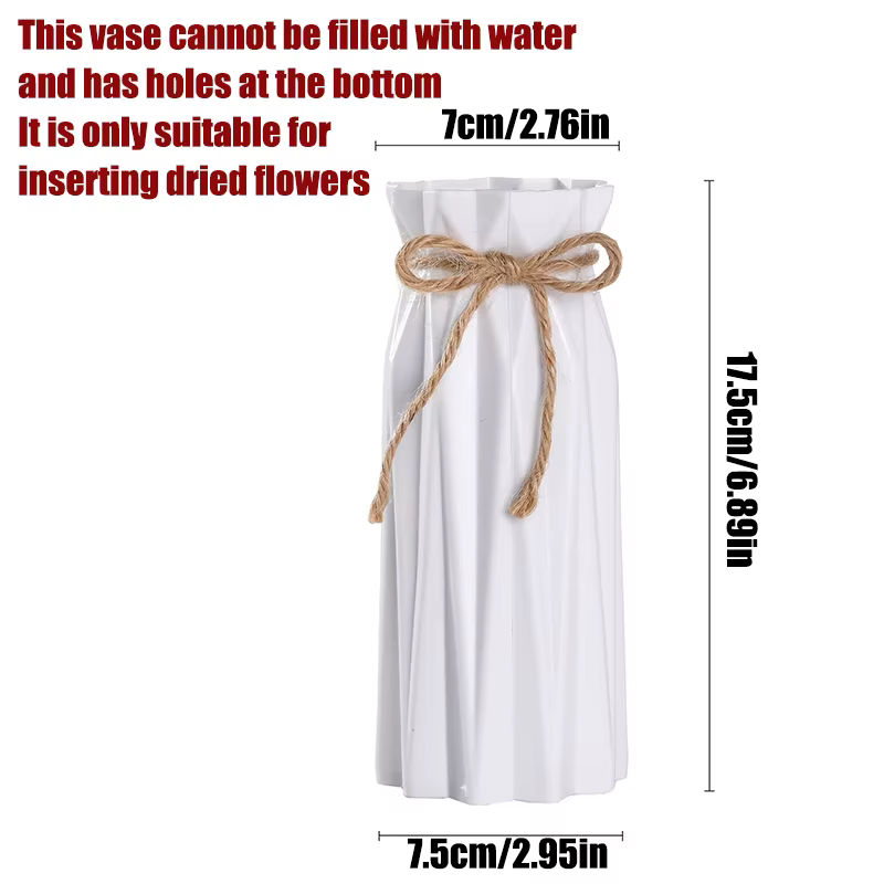 Vase en plastique imitation fleur