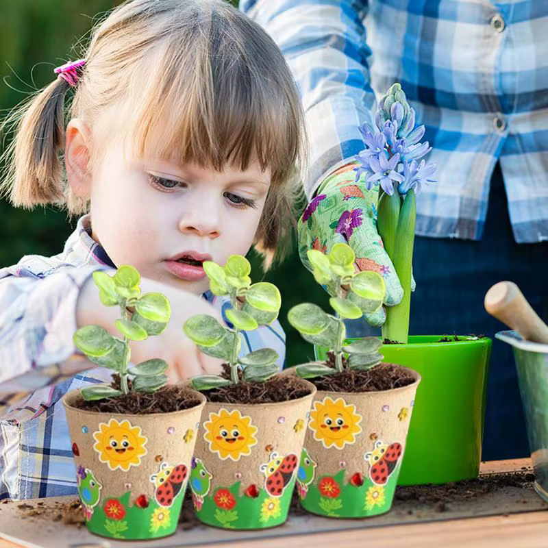 Pots de jardin artisanaux avec dôme