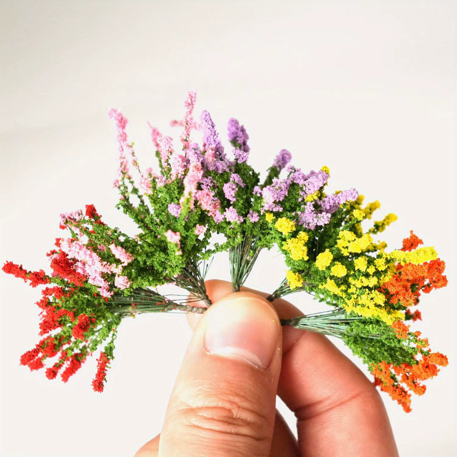 5 Pièces de Arbustes Miniatures Colorés